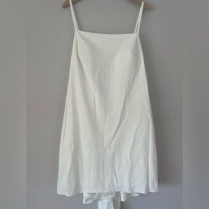 Revelry Steph Crepe Mini Dress Size 20 slip dress Square neckline Built-in bra